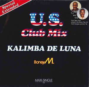 BONEY M - KALIMBA DE LUNA U.S. CLUB MIX